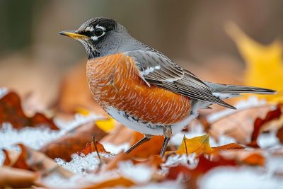 Favoriser la survie des rouges-gorges en hiver : des actions clés pour les aider sous la neige